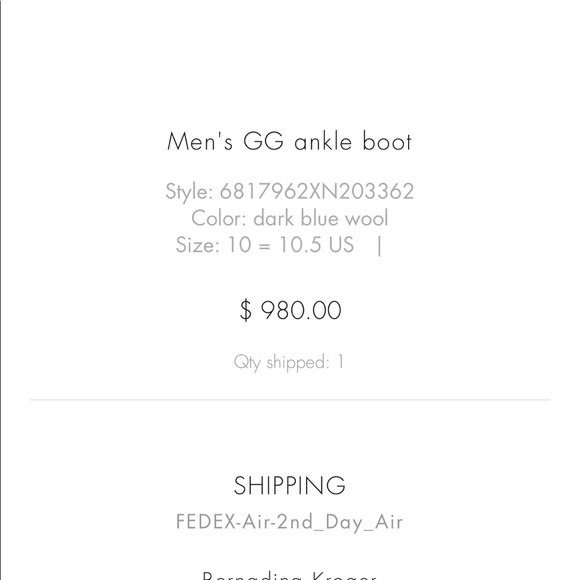 Authentic Men’s GG Ankle Boot - Picture 9 of 9
